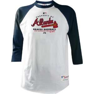 Atlanta Braves Authentic Collection  Property Of  3/4 Raglan Sleeve 
