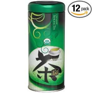 Ceylon Tea, Organic Sencha Tea, 1.05oz, 20 Count Tea Bags (Pack of 12 