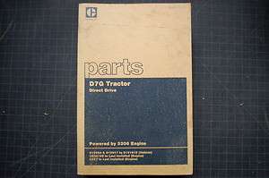 CAT Caterpillar D7G Tractor Dozer Crawler Parts Manual Book catalog 