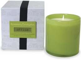   House & Home Office Rosemary Eucalyptus 90 Hour Soy Candle  
