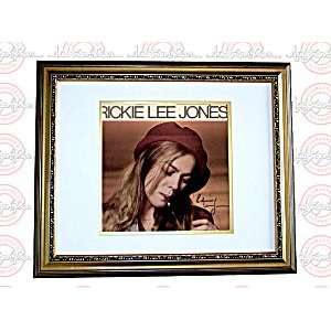 RICKIE LEE JONES Autographed Signed FRAMED LP Album