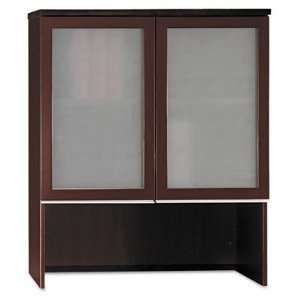  Bookcase Hutch,w/Glass Doors,35 3/4x15 3/8x43 1/8,HCY 