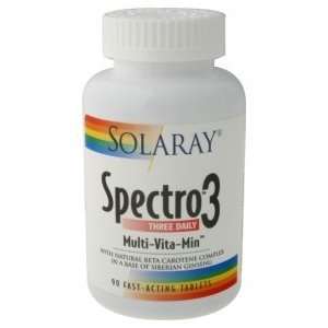  Solaray Spectro 3 Multi Vita Min   90   Tablet Health 
