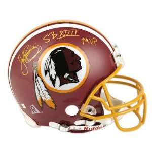John Riggins Autographed Helmet  Details Washington Redskins, Full 