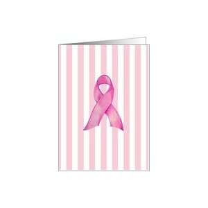  Pink Ribbon (donation to charity) Card Health & Personal 