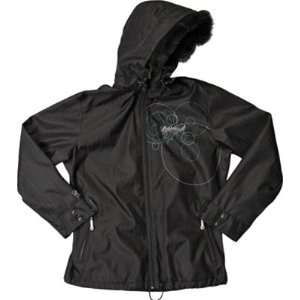  Fly Racing Rain Drop Womens Fashion Jacket   Black / 2X 