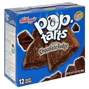 Kelloggs Pop Tarts Chocolate Fudge Frosted, 12 Count Box (Pack of 6 