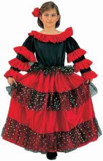  Child Spanish Girls Beauty Costume (Small 4 6) Clothing