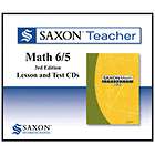 Saxon Teacher 65   5 CD roms for Teachers 3rd Edition NEW