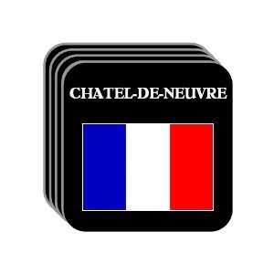  France   CHATEL DE NEUVRE Set of 4 Mini Mousepad 