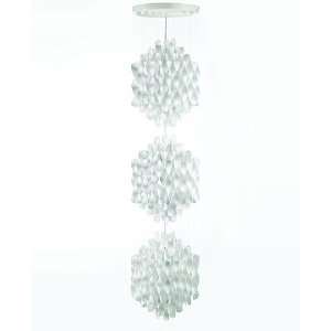  Spiral sp3 white chandelier