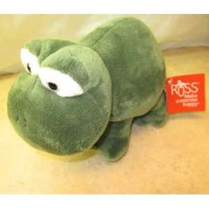  Russ Make Someone Happy Roly Poly Green Frog 8 Plush 