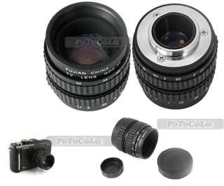 35mm f1.7 2/3 CCTV for Sony NEX 3 NEX 5 NEX 7 C mount  