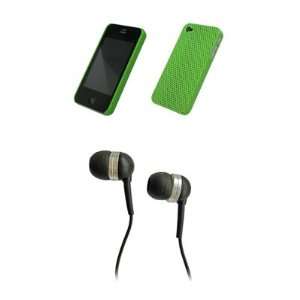   Matrix Snap on Case Cover Cell Phone Protector + 3.5mm Stereo Headset