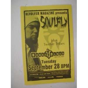  Soul Fly Handbill Poster House of Blues SoulFly Face Sh 