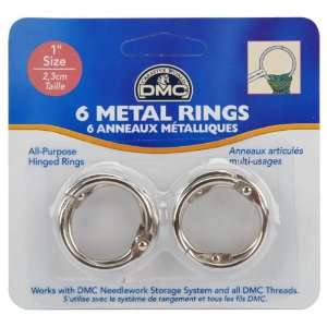  Metal Rings 1 6/Pkg Arts, Crafts & Sewing