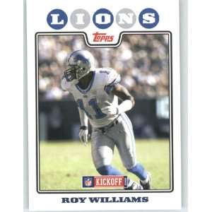  2008 Topps Kickoff #28 Roy Williams   Detroit Lions 