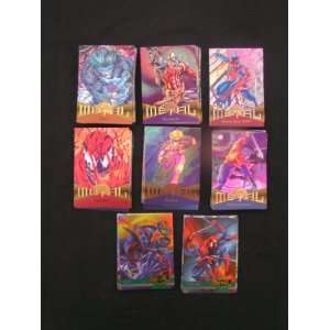  1995 Fleer Marvel Metal Trading Card Set (Complete 138 