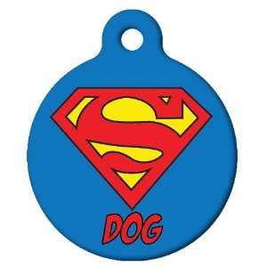  Dog Tag Art Custom Pet ID Tag for Dogs   Super Dog   Small 