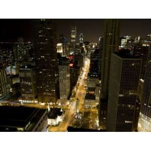  Magnificent Mile, Michigan Avenue at Night, Chicago 