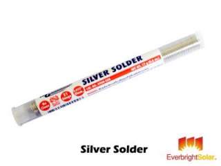 No Clean Lead Free Silver Solder for DIY Solar Panel  