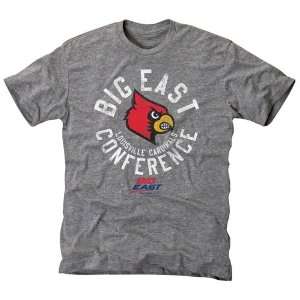  Louisville Cardinals Conference Stamp Tri Blend T Shirt 