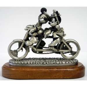  Mickey Mouse Bicycle Built for Two Figurine