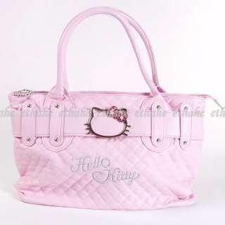 Hello Kitty Handbag Tote Shopping Hand Bag Pink 2E0L  