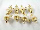 PCS GOLD PLATED RCA FEMALE CONNECTOR CHASSIS SOCKETS  