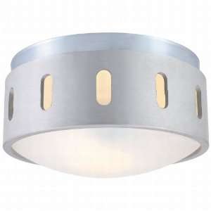 Chiron Collection 1 Light 5 Aluminum & Chrome Wall/Ceiling Light 