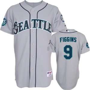  Chone Figgins Jersey Adult Majestic Road Grey Authentic 