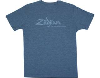 Zildjian Cymbals Classic Blue Logo Tee T Shirt M L XL  