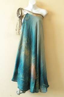   Vintage Silk Magic 36 Length Wrap Skirt Halter Tube Maxi Dress + DVD