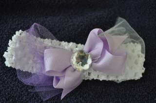 tutu dress headband bow girl party wedding 0m 2y  