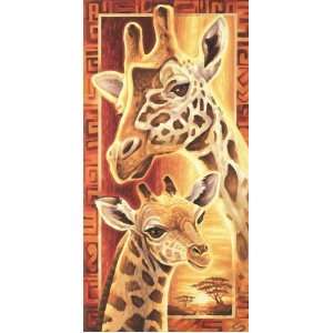  Giraffes Paint By Number Kit Toys & Games