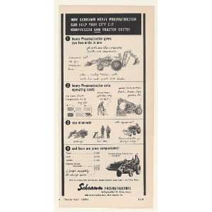  1960 Schramm Heavy Pneumatractor Tractor Print Ad (47325 