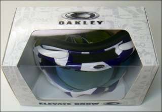 Oakley Elevate Goggle Factory Slant Purple /Emerald Iridium Snow/Ski 