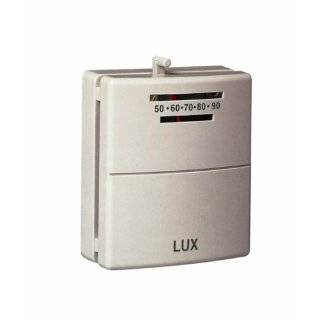 Lux T101141SA Mechanical Heat Thermostat with Mercury Free, Sterling 