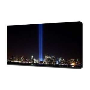  Tribute In Lights NYC   Canvas Art   Framed Size 16x24 