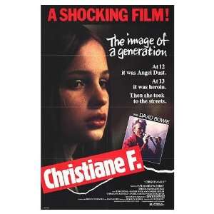  Christiane F. Original Movie Poster, 27 x 41 (1982 