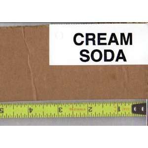 com Magnum, Small Rectangle Size Generic Cream Soda LOGO Soda Vending 