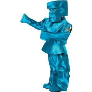  Childs Blue Rockem Sockem Robot Costume Size 7 10 