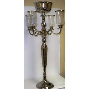    Grand Candelabra with Glass Chutes, 38 Inches 