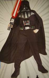   Boys Darth Vader Star Wars Costume Size Small Medium & Large  