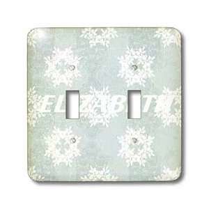  Florene Names   Elizabeth In White On Snowflake Background 