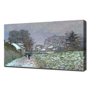  Monet   Snow at Argenteuil 02, 1874   Framed Canvas Art 