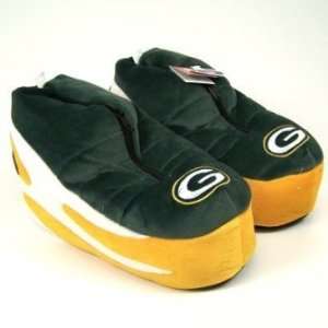 Green Bay Packers Plush NFL Sneaker Slippers  Sports 