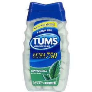  Tums Extra Str Antacid Chew Tab Wintergreen 96 Health 