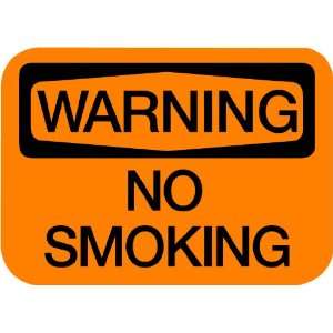  Vinyl Business Warning Sign No Smoking 