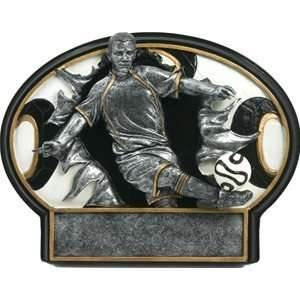   Trophy Soccer Burst Thru SilverStone Motion Award